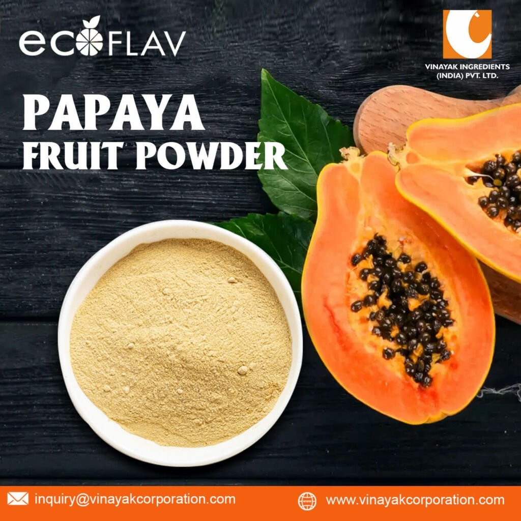 Spray Dried Papaya Powder – Vinayak Ingredients India Private Limited.