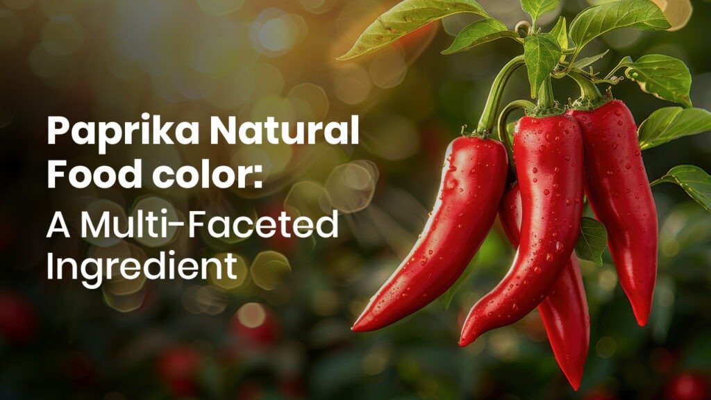 Paprika Natural Food color: A Multi-Faceted Ingredient