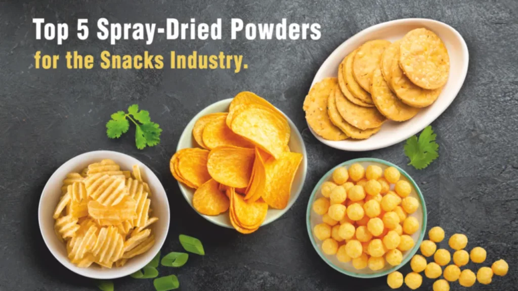 Top 5 Spray-Dried Powder for Snacks Industry