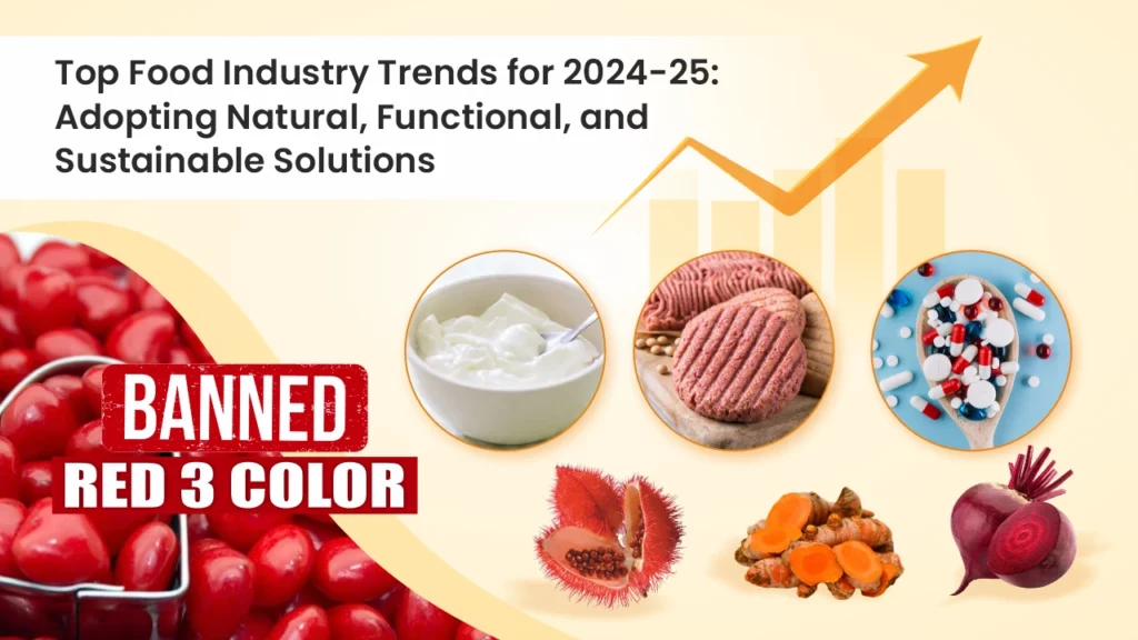 Top Food Industry Trends for 2024-25: Adopting Natural, Functional, and Sustainable Solutions