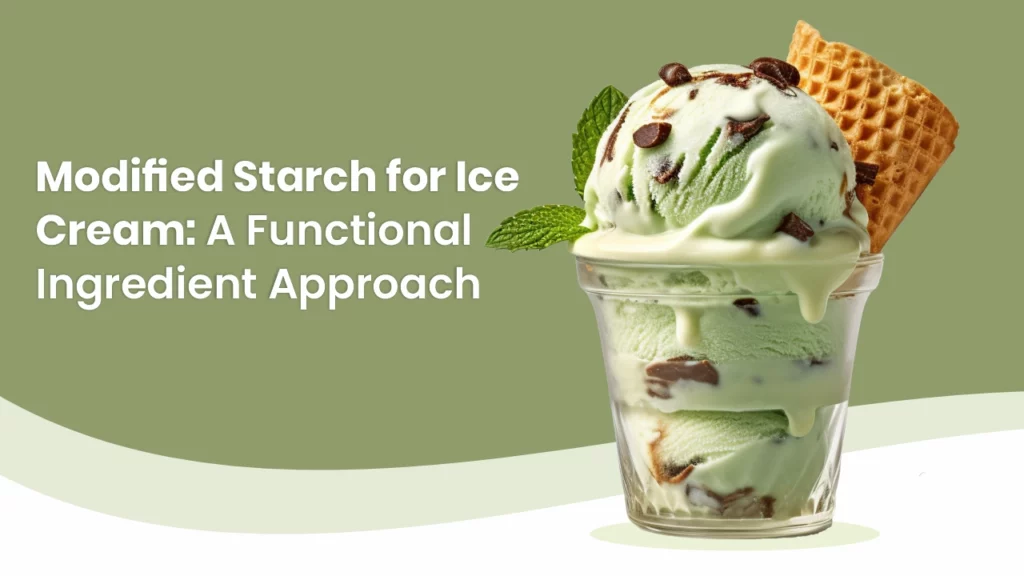 Modified Starch for Ice Cream: A Functional Ingredient Approach