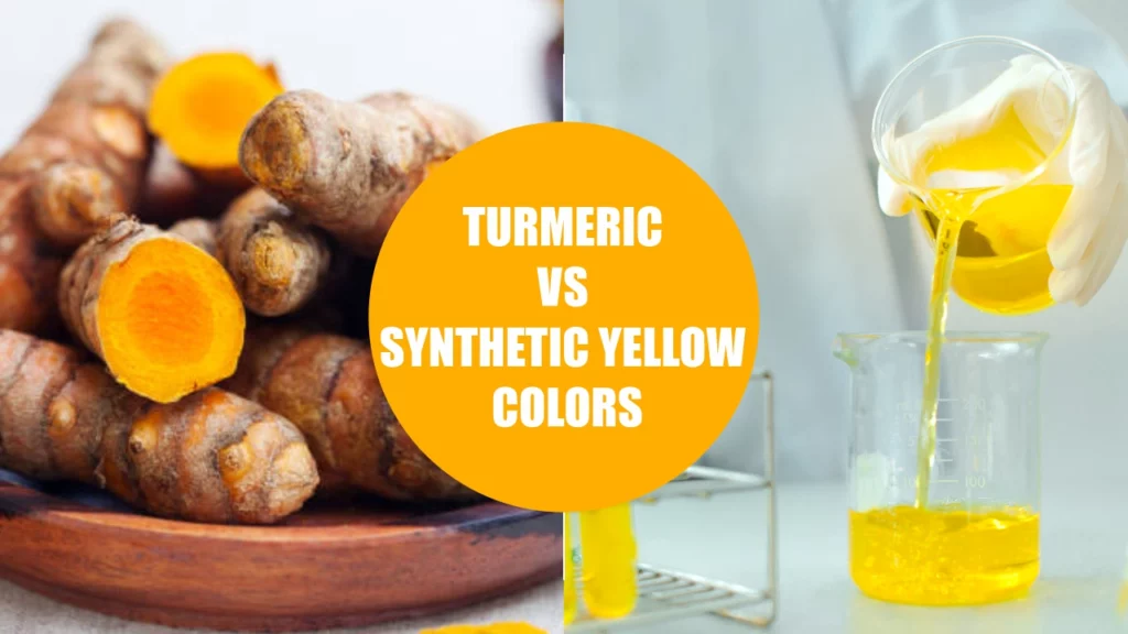 Turmeric vs Artificial Yellow Colors