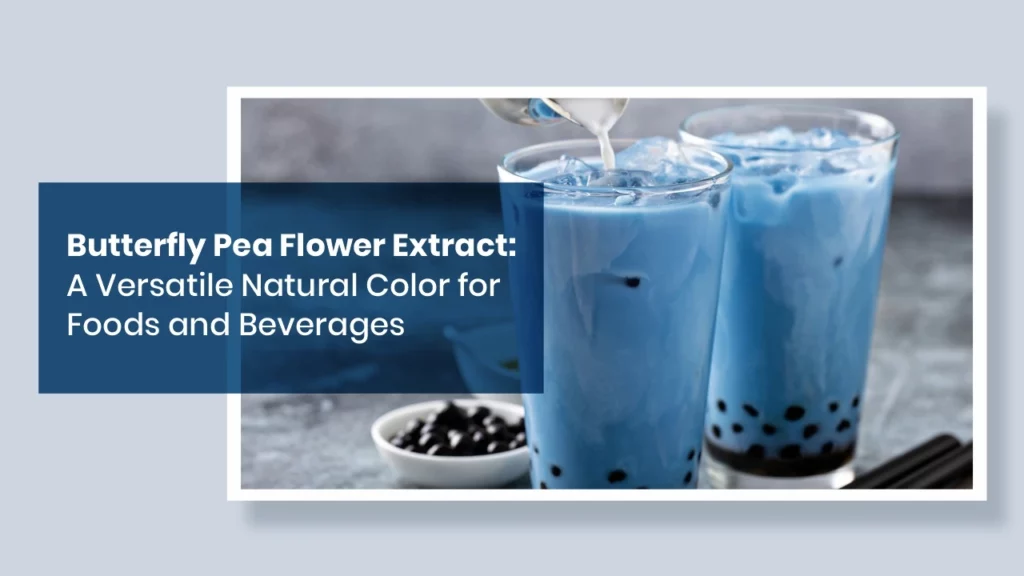 Butterfly Pea Flower Extract: A Versatile Natural Color for Foods and Beverages