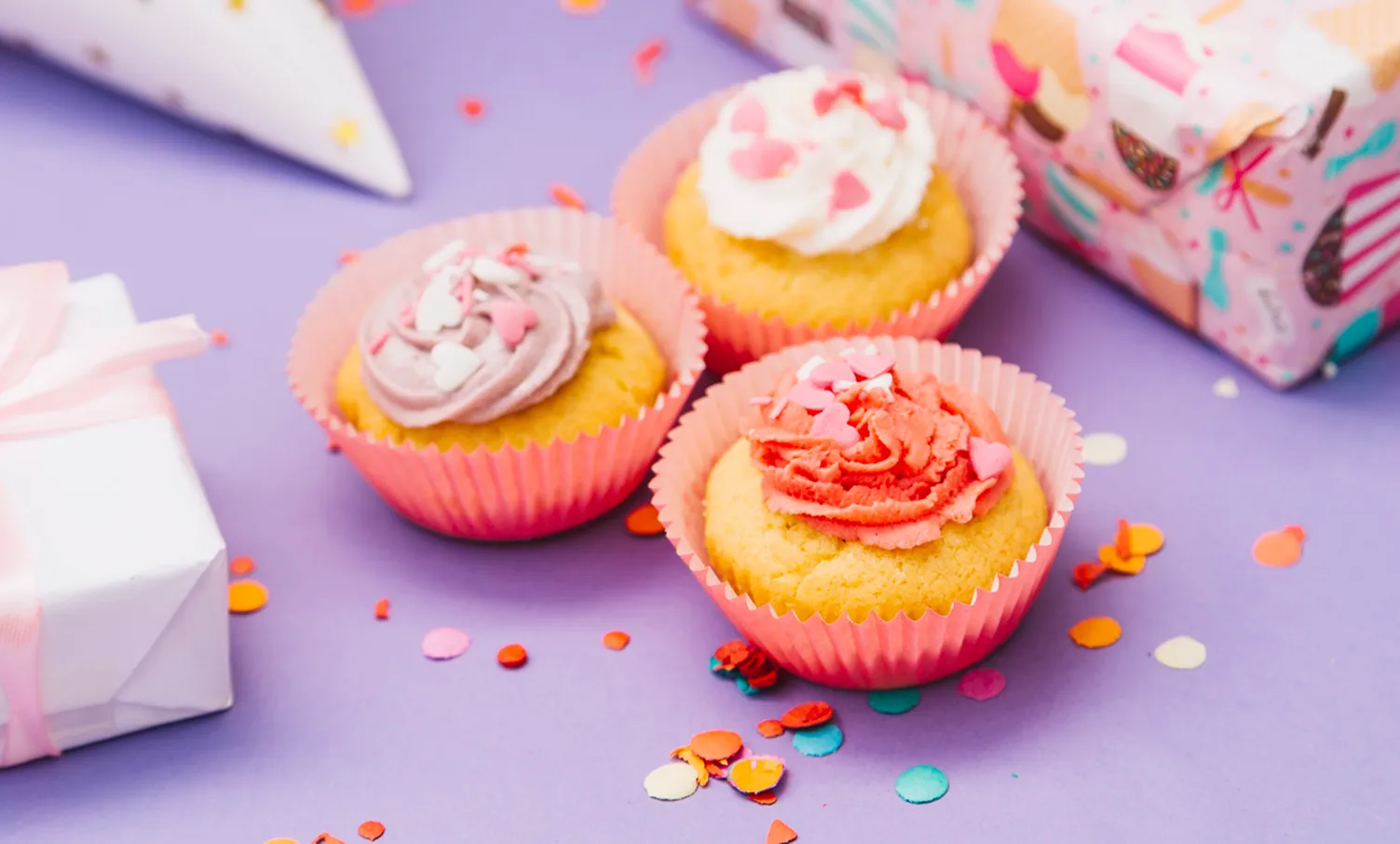 Cupcakes and Packaged Snacks